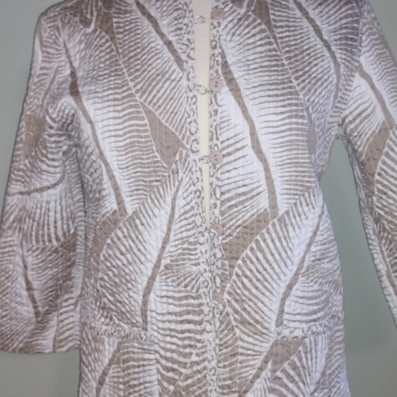 Peck & Peck Weekend Cardigan Jacket Reversable - Picture 4 of 8